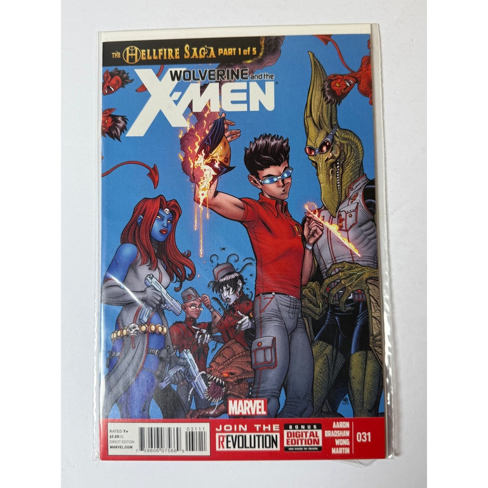 Wolverine and the X-Men 31 Marvel‎ 2013 The Hellfire Saga Part 1 Nick Bradshaw